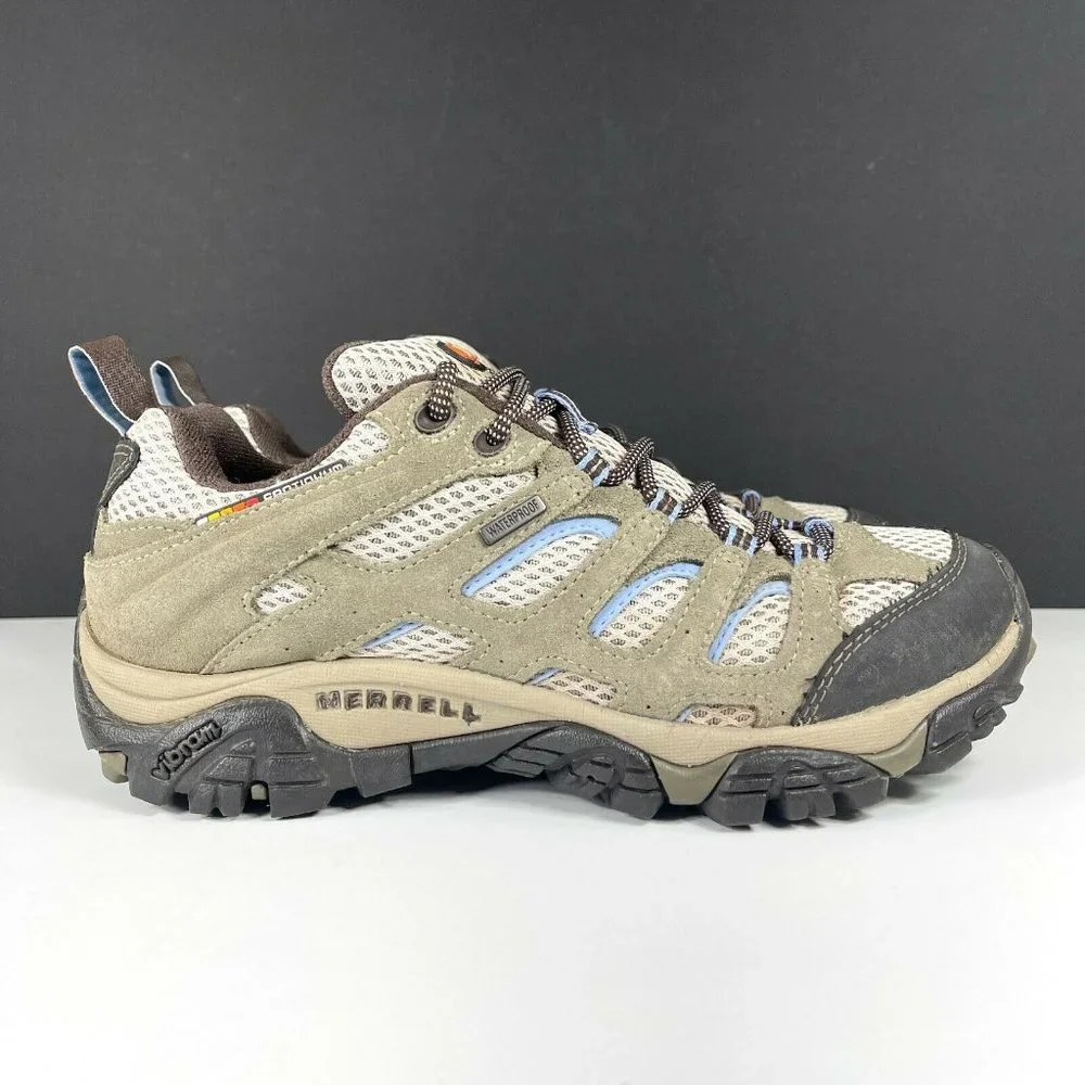 Merrell Moab Women's Size 8.5 Hiking Shoes Dusty Olive Vibram sole J88796